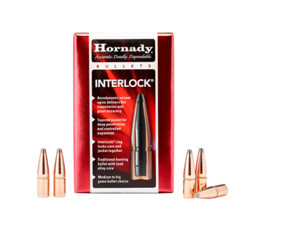 Hornady Interlock 35 Cal .358 250 Grain SP-RP (100 Count)