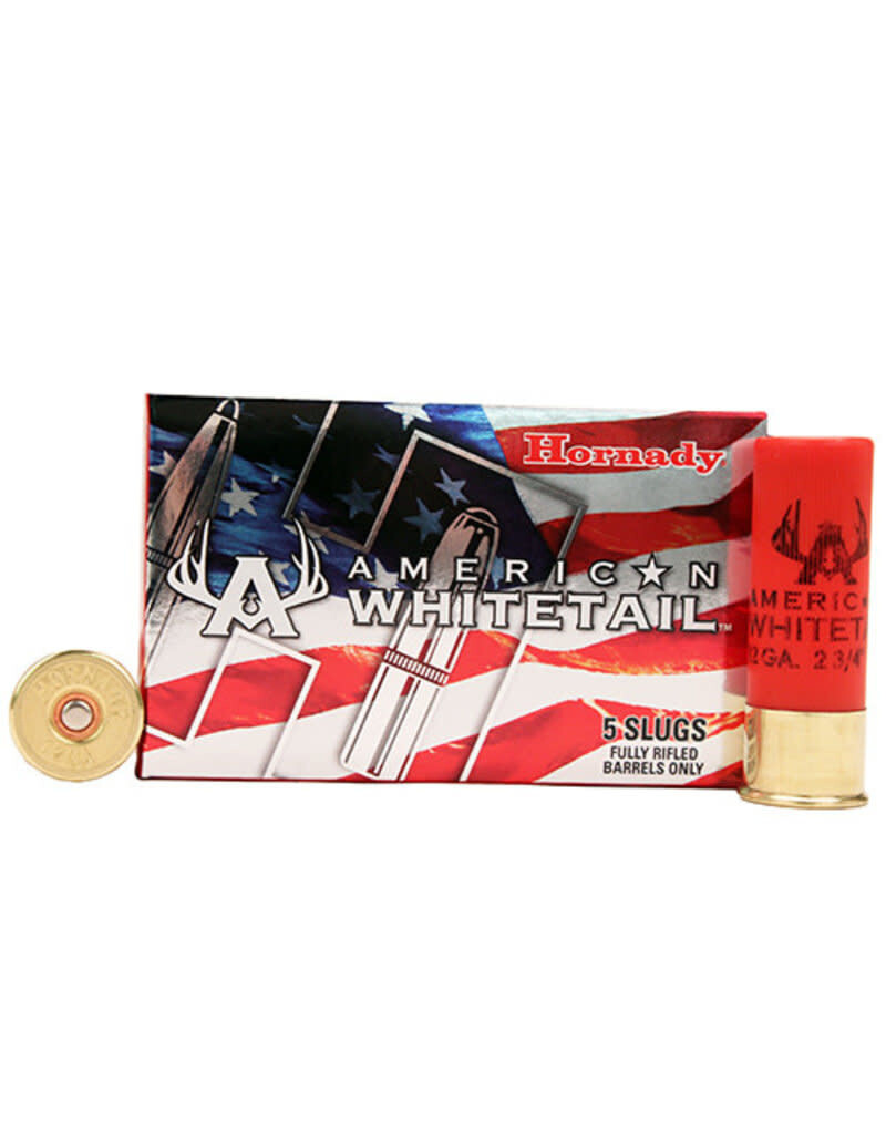Hornady American Whitetail 12 Gauge 1oz Slug InterLock (5 Rounds)