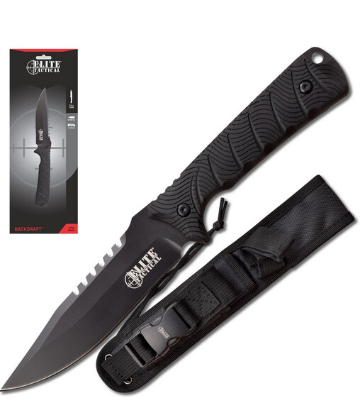 Elite Tactical Backdraft Full Tang w/ Sheath Fixed