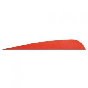 Gateway Feathers R/W Parabolic Rose Red 3" (1 Count)