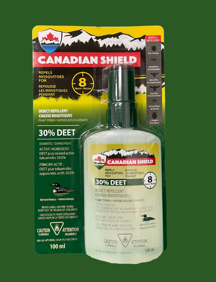 Canadian Shield Insect Repellent Liquid Pump 30% Deet 100ml