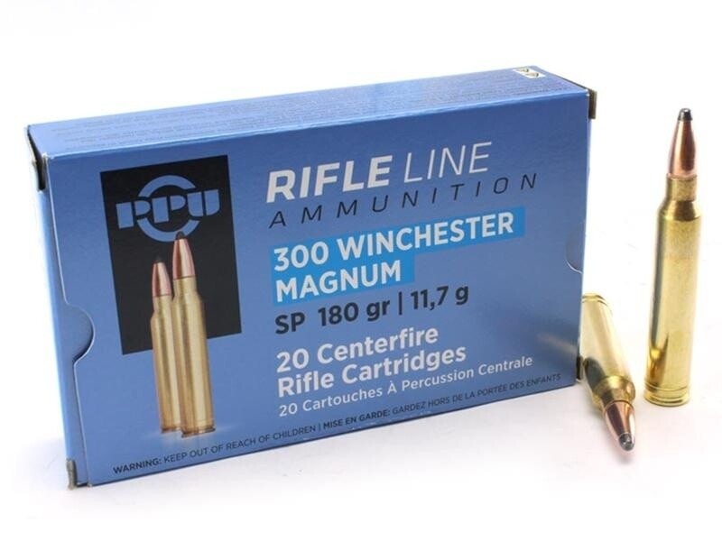 PPU Rifle Line 300 Win Mag 180 Grain SP (20 Rounds)