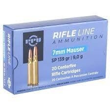 PPU Rifle Line 7mm Mauser 139 Grain SP (20 Rounds)
