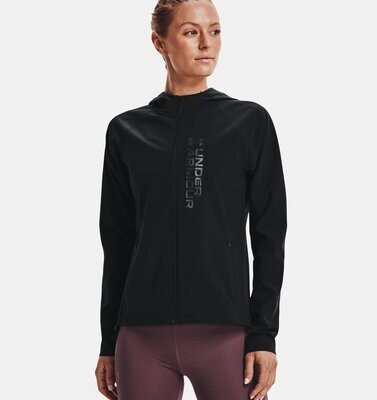 Under Armour Women's OutRun the Storm Jacket Black M