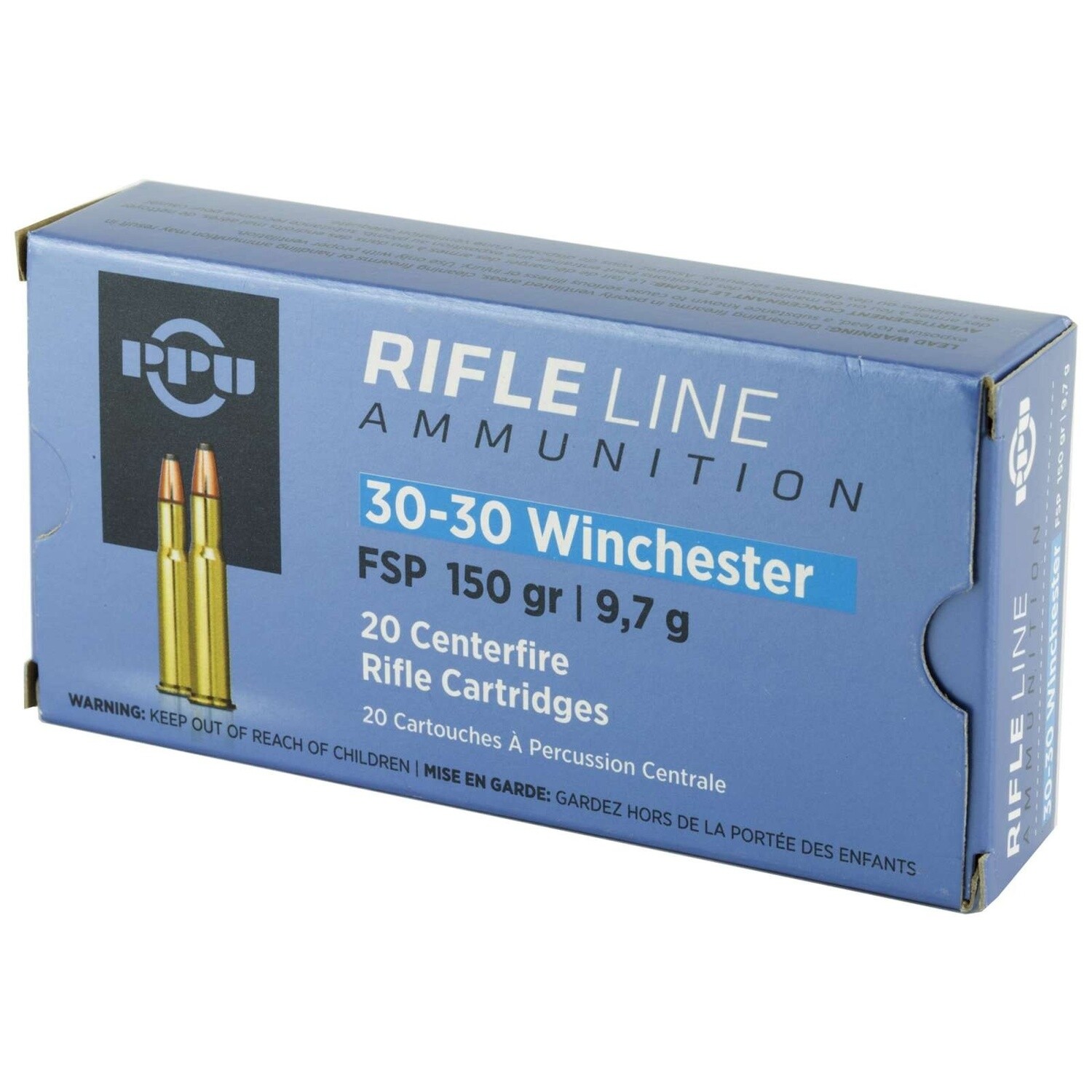 PPU Rifle Line 30-30 Win FSP 150 Grain (20 Rounds)