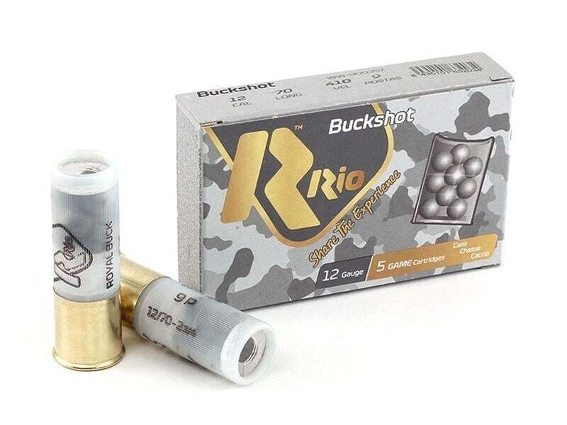 Rio 12 Gauge 2 3/4" Buckshot 9 Pellet (5 Rounds)