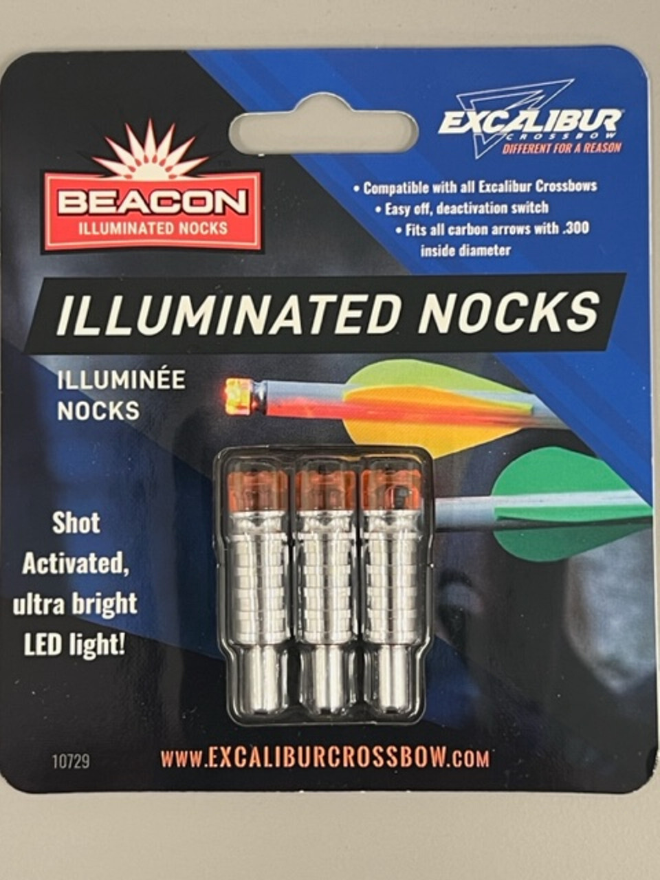 Excalibur Beacon Illuminated Nocks (3-Pack)
