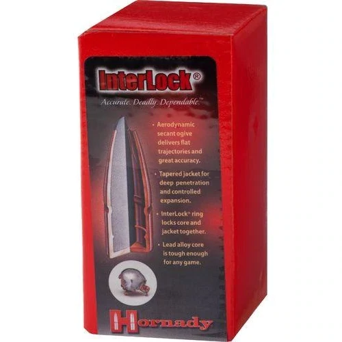 Hornady Interlock 338 Cal .338 250 Grain RN (100 Count)