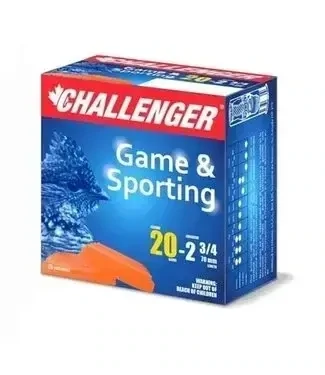 Challenger Game & Sporting 20 Gauge 2 3/4" Magnum #6 Lead (25 Rounds)