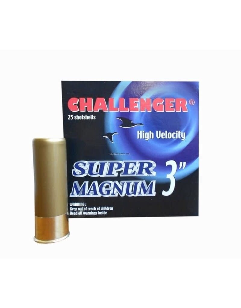 Challenger 12 Gauge 3" Super Magnum Steel BBB (25 Rounds)