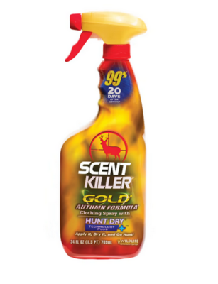 Wildlife Research Scent Killer Gold Autumn Formula Clothing Spray 24 Fl Oz