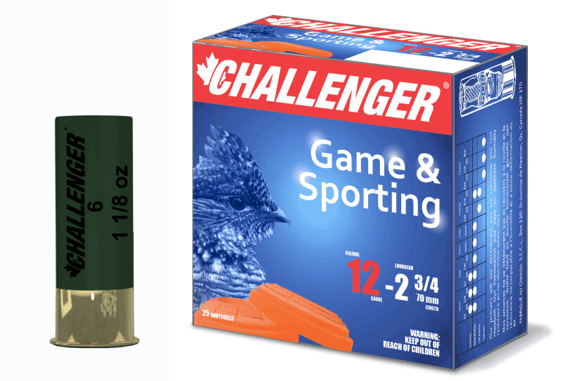 Challenger Game & Sporting 12 Gauge 2 3/4" Magnum #BB (25 Rounds)