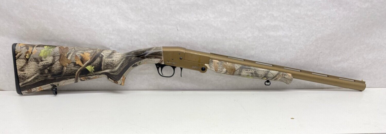 Revolution Armory SB2SCM 12 Gauge 20" Barrel Camo/Bronze Single Shot Shotgun
