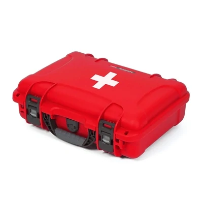 Nanuk 910S Red w/ First Aid Label