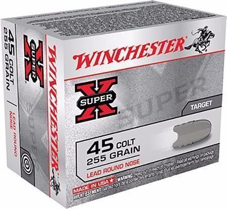 Winchester Super-X 45 Colt 225 Grain Lead RN (20 Rounds)