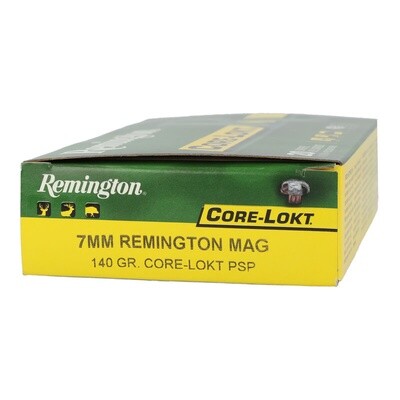 Remington Core-Lokt 7mm Rem Mag 140 Grain PSP (20 Rounds)