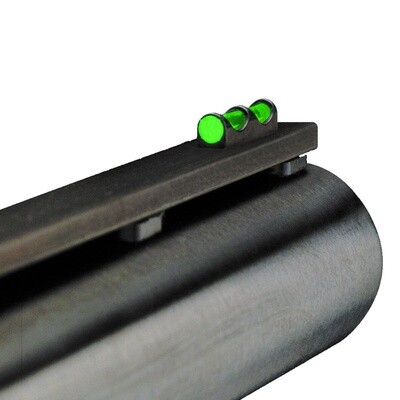 TRUGLO Long Bead Fiber-Optic Shotgun Sight Green 6-48