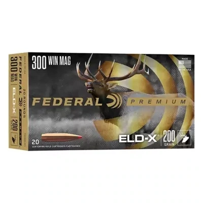 Federal Premium 300 Win Mag ELD-X 200 Grain (20 Rounds)