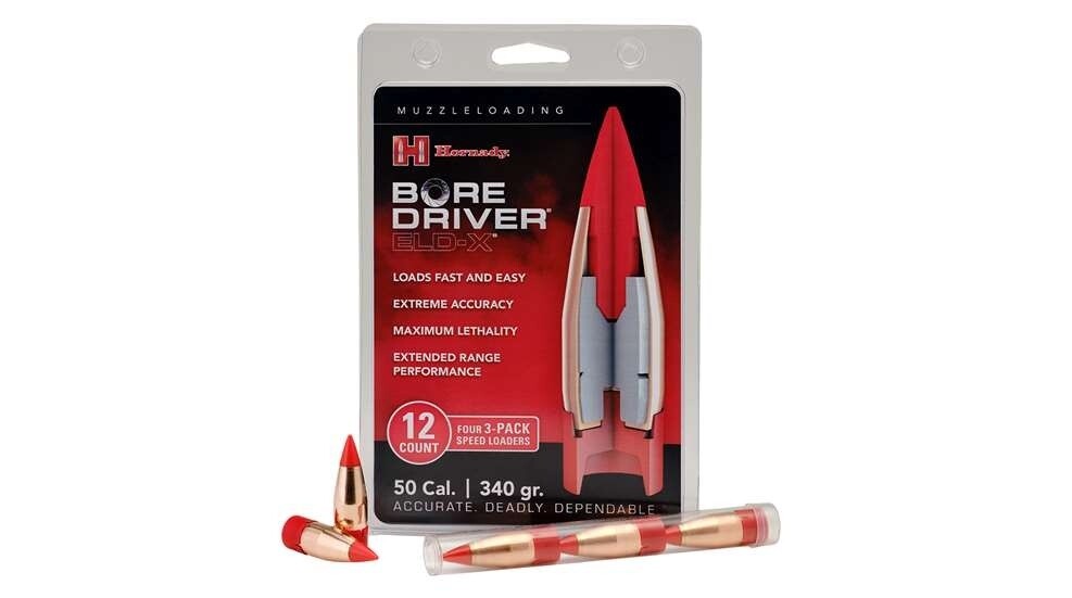 Hornady Bore Driver ELD-X 50 Cal 340 Grain (12 Count)