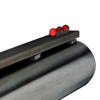 TRUGLO Long Bead Fiber-Optic Shotgun Sight Red 3-56