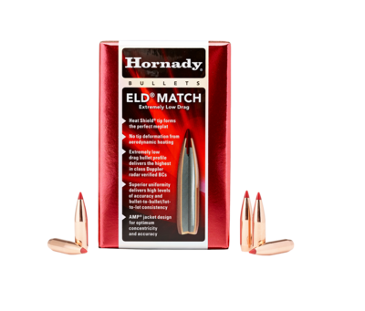 Hornady Extremely Low Drag (ELD) Match Bullet (100 Count) 6.5mm 100 Grain ELD Match