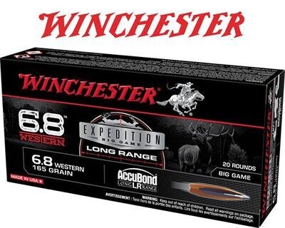 Winchester Expedition Long Range 6.8 Western 165 Grain (20 Rounds)