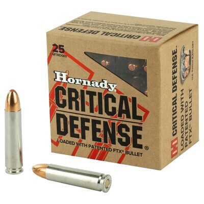 Hornady Critical Defence 30 Carbine 110 Grain FTX (20 Rounds)
