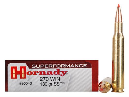 Hornady Superformance 270 Win 130 Grain SST (20 Rounds)