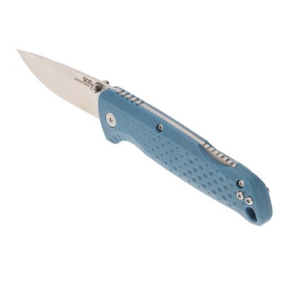SOG Adventurer LB Folding Knife Nortic Blue & Satin