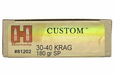 Hornady Custom 30-40 Krag 180 Grain SP (20 Rounds)