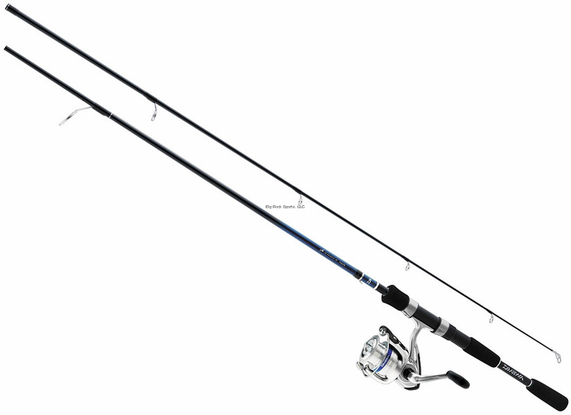 Daiwa D-Shock 2-Piece Spinning Rod & Reel Combo 7′ Medium – Triggers and  Bows