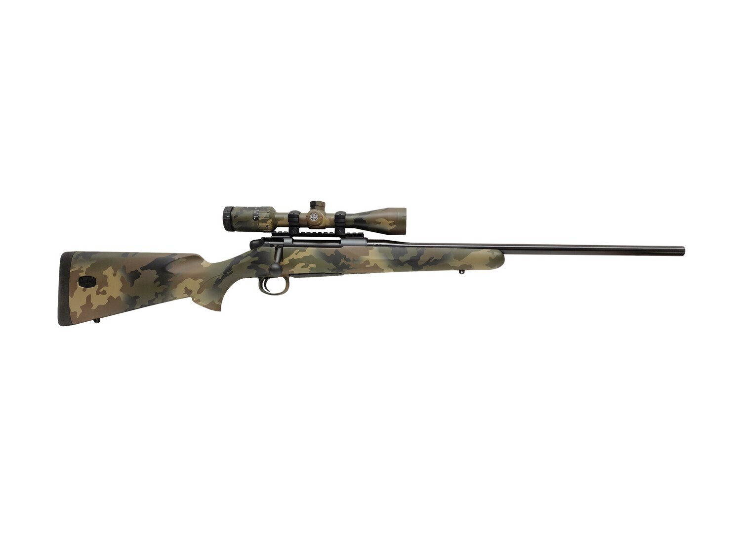 Mauser M18 30-06 Sprg 3-9x40mm Sig Whiskey 3 Scope Camo Cerakote Exclusive to Triggers and Bows Bolt-Action Rifle