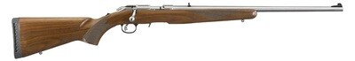Ruger American 22LR 22" Stainless Steel Barrel Walnut Stock 10 Round Bolt Action Rifle
