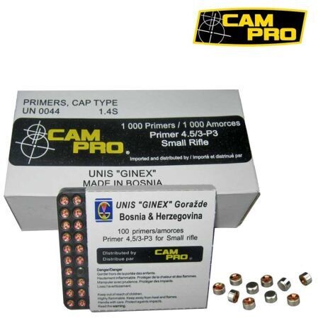 CanPro Small Rifle Primers (100 Count)