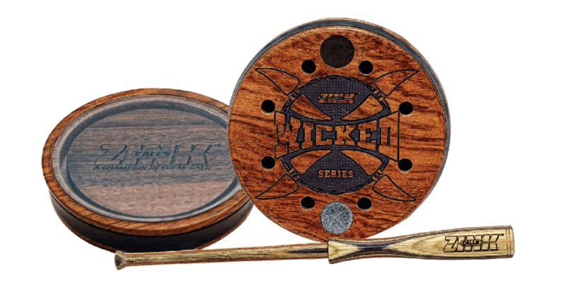 Zink Wicked Series Crystal Pot Turkey Call, Brazilian Cherry Wood