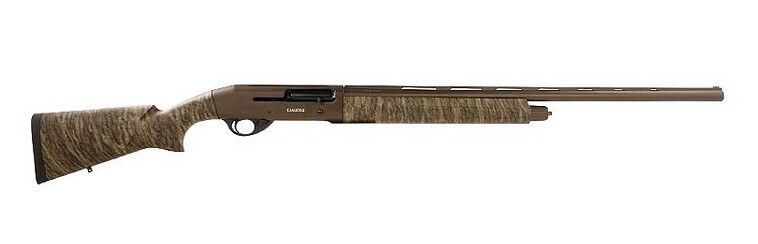 Canuck Hunter 12 Gauge 3" Chamber 28" Barrel Inertia Midnight Bronze/Mossy Oak Bottomlands Camo Stock Semi-Auto Shotgun