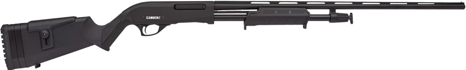 Canuck Hunter 410 Gauge 26" Barrel Black Synthetic Stock Pump Action Shotgun