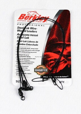 Berkley Steelon Wire-Wound Leaders 30 lbs 12" (Qty 3)