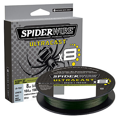 Spiderwire Ultracast x8 Ultimate Braid Moss Green 50lbs