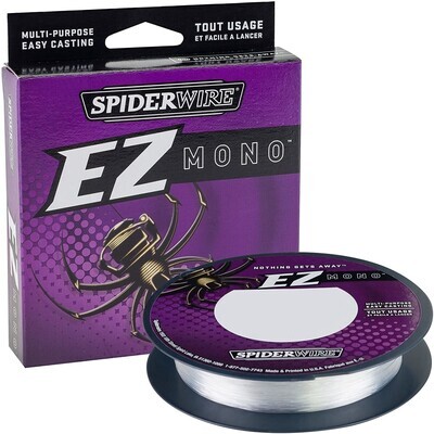 Spiderwire EZ Mono Fluorescent Clear/Blue 8 lbs 220 Yards