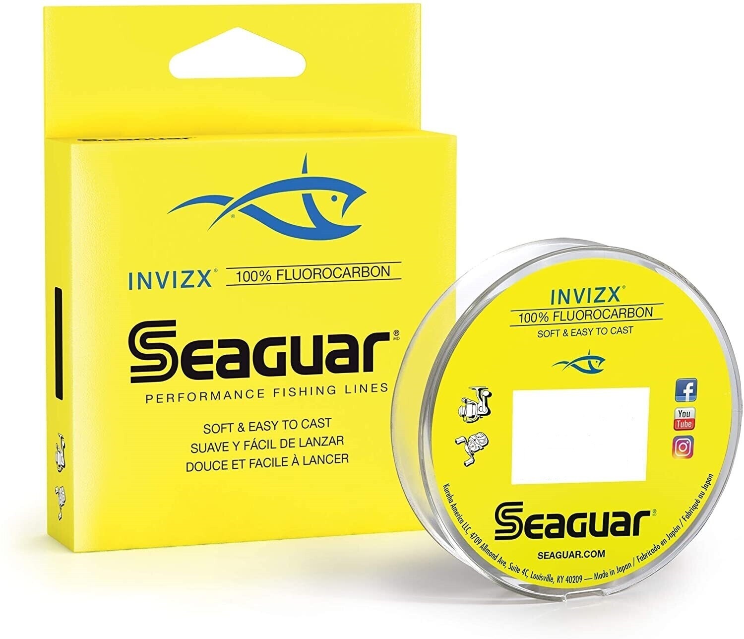 SeaGuar InvizX 8lb 200 Yard Fishing Line