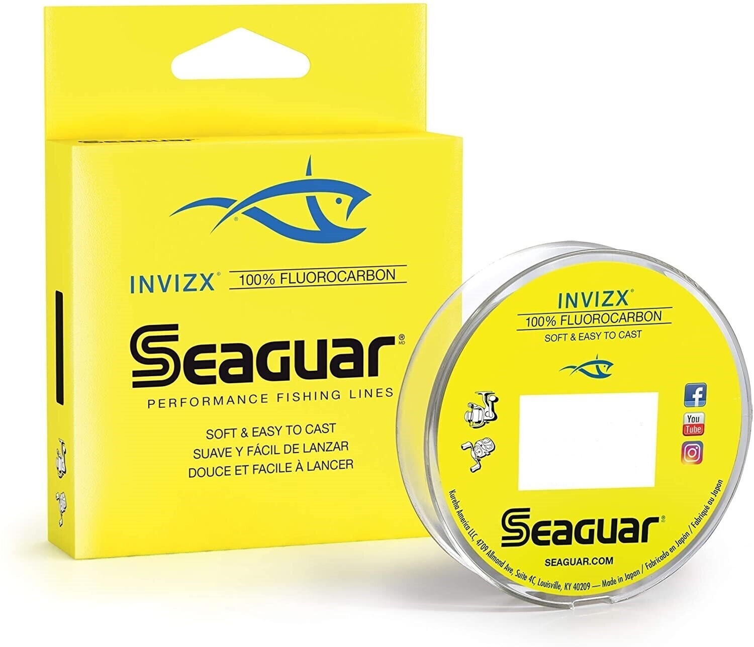 SeaGuar InvizX 8lb 200 Yard Fishing Line SeaGuar InvizX 8lb 200 Yard Fishing Line