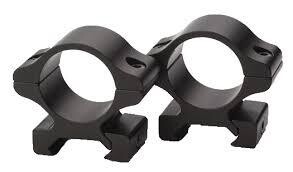Traditions 1" Quick Detach Scope Rings Gloss Black
