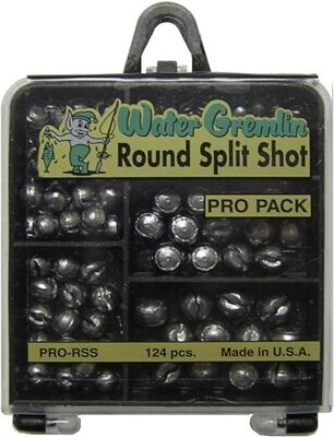 Water Gremlin Removable Split Shot Pro Pack 124 Pieces