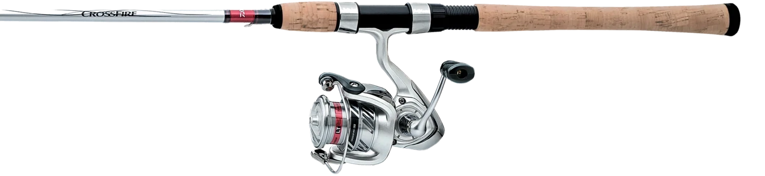 Daiwa Crossfire LT 2-Piece Spinning Rod/Reel Combo