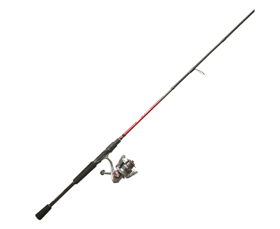 Quantum OPTIX Spinning Reel Combo 6&#39; 6&quot; Medium Fast QX Composite Graphite Rod OPTIX20 Reel 4 Bearings