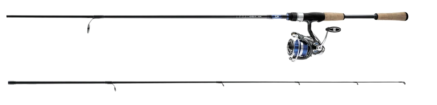 Daiwa Legalis Lt Spinning Rod & Reel Combo 7' 2 Piece Medium Daiwa Legalis Lt Spinning Rod & Reel Combo 7' 2 Piece Medium