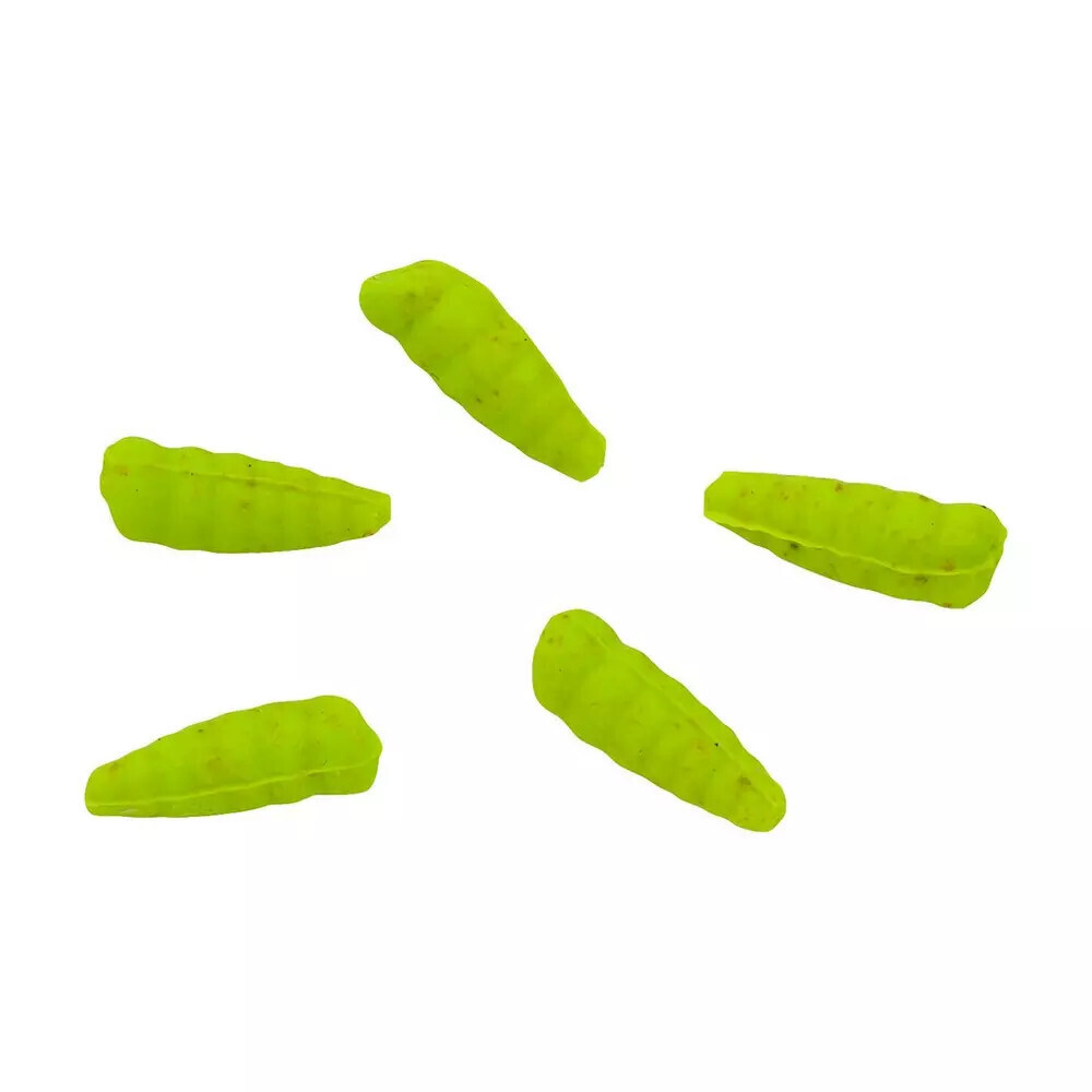 Berkley Gulp Waxies 1/2" (30 Count), Color: Chartreuse