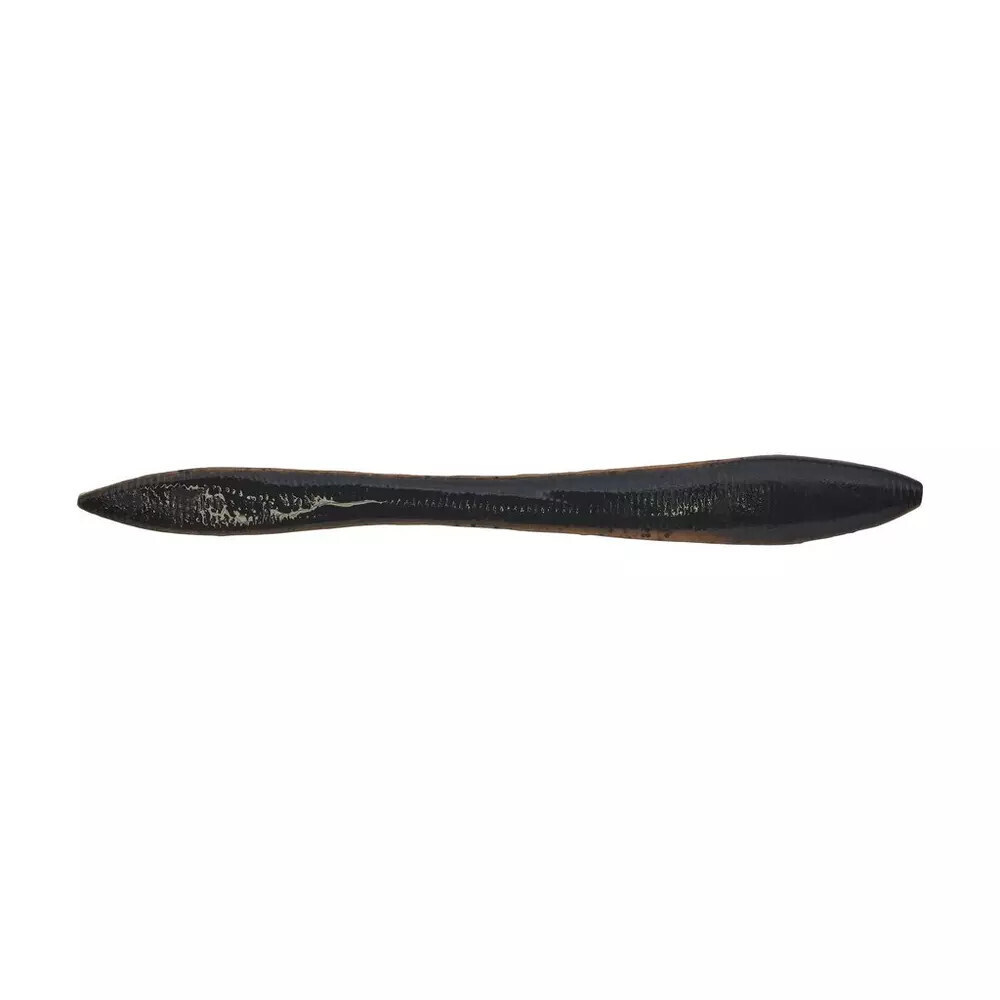 Berkley Gulp! Jumbo Leech 5&quot; Black Pumpkinseed (8-Pack)