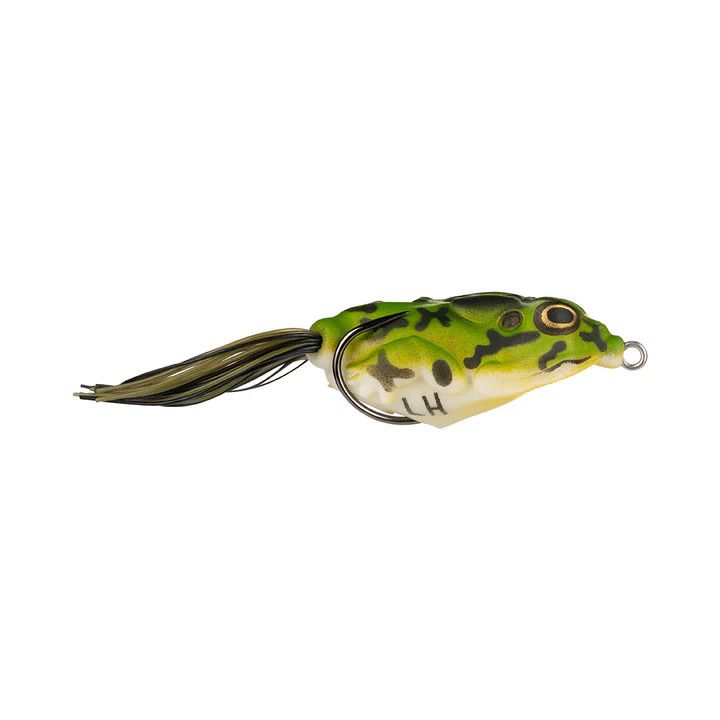 Lunkerhunt Compact Frog 1/2 oz, Color: Green Tea, Size: 2.25&quot; 1/2 oz